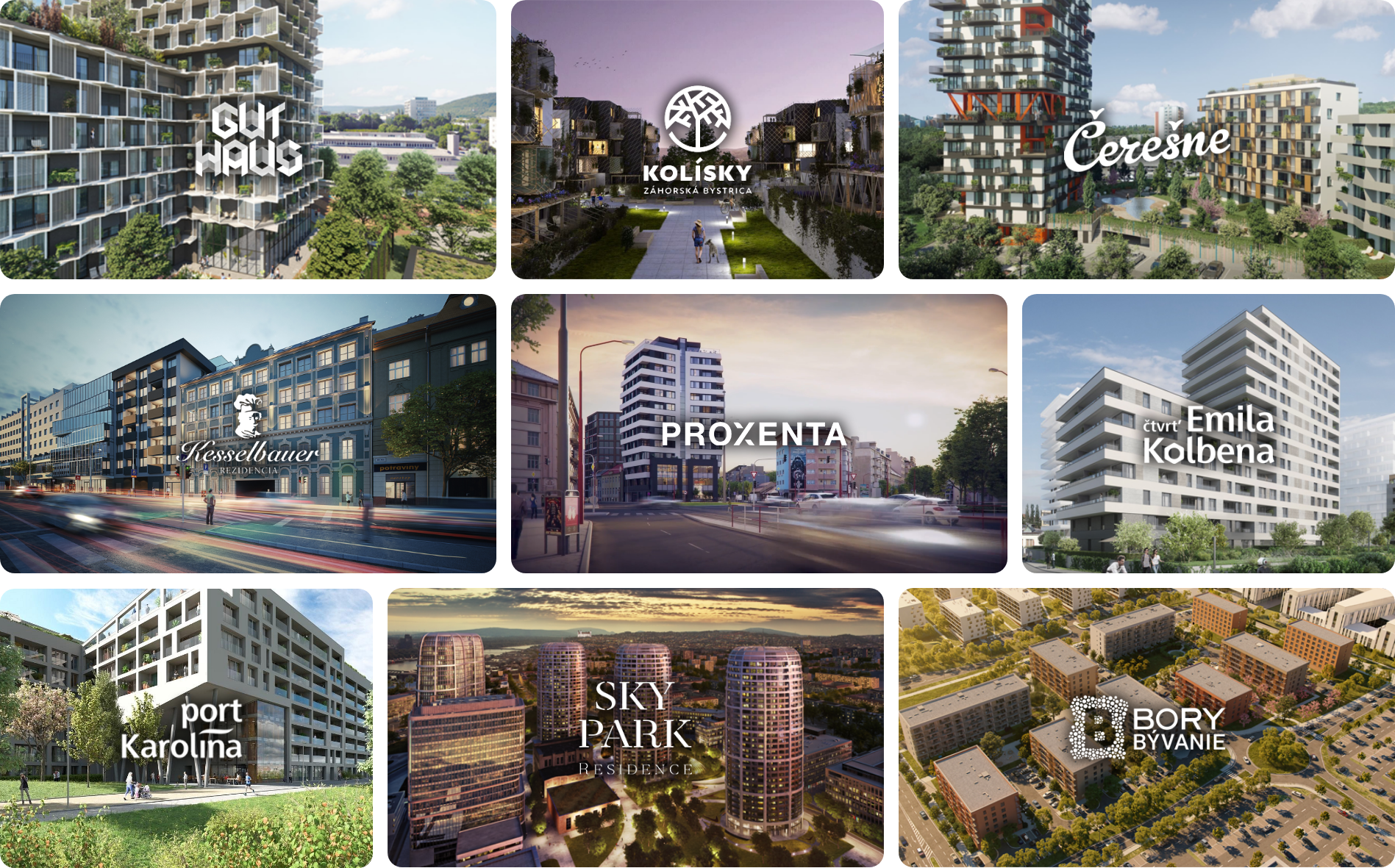 100+ residential projects